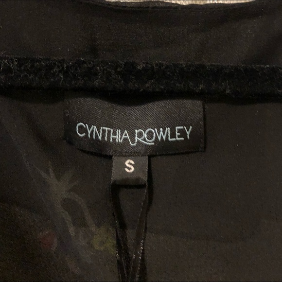 Cynthia Rowley Malibu Black Ruffle Wrap Dress - Picture 5 of 11